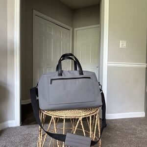 Away The Everywhere Bag Grey Carry On Nylon Trolley Sleeve Personal Item Nylon